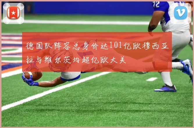 德国队阵容总身价达101亿欧穆西亚拉与维尔茨均超亿欧大关